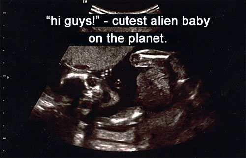 beautiful alien baby