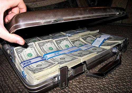 briefcase full of cash