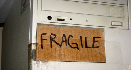 fragile computer