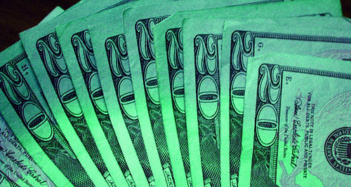green $20 dollar bills