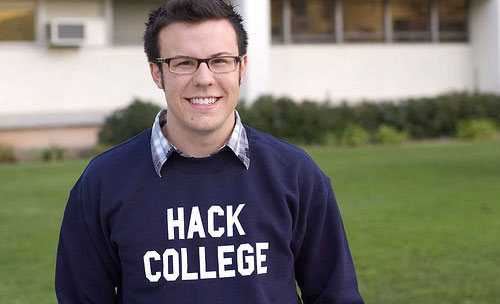 hack college shirt