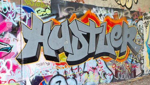hustler graffiti