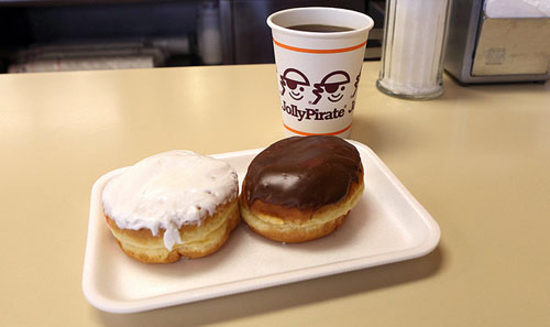 jolly pirate coffee donuts