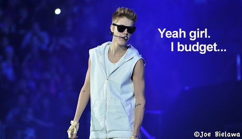 justin bieber budgets