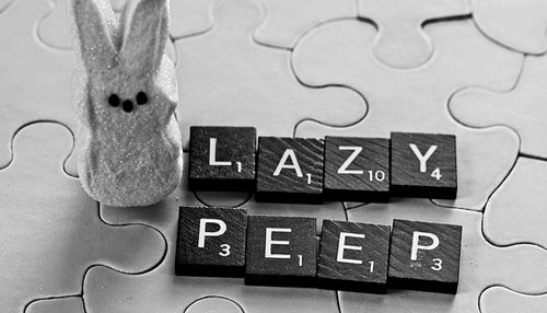 lazy peep