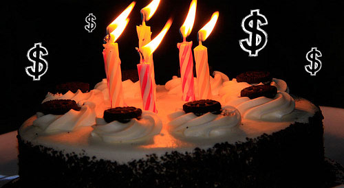 money cake