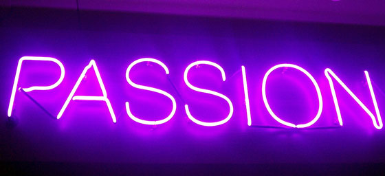 neon passion sign
