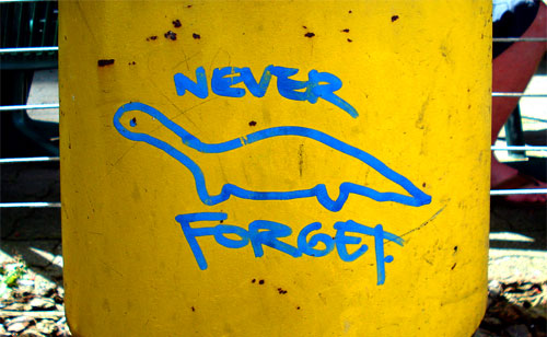 never forget dinosaurs