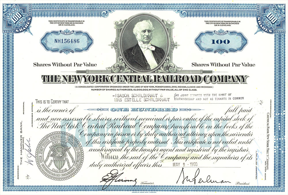 buy stock certificates