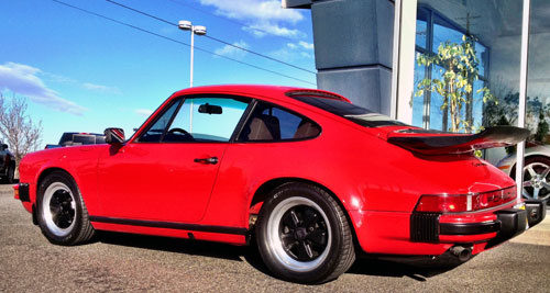 porsche 911 red 1984