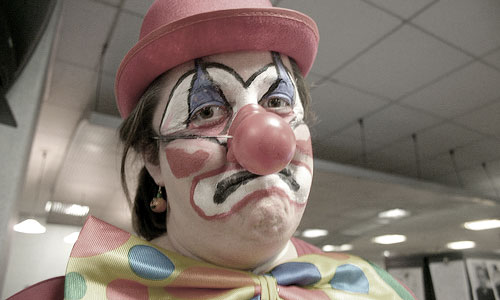 sad clown