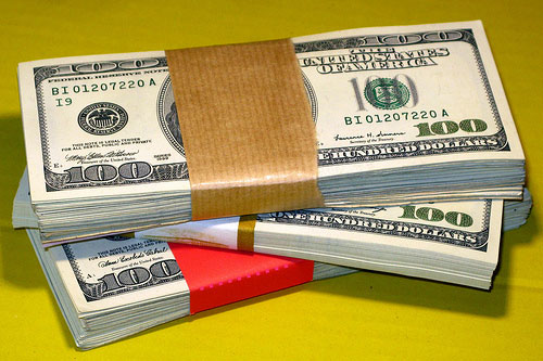stack of money