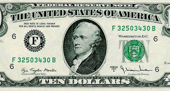 $10 bill