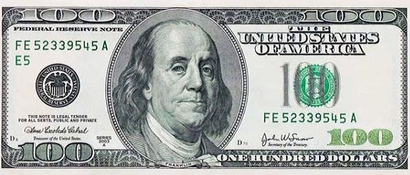 100 dollar bill