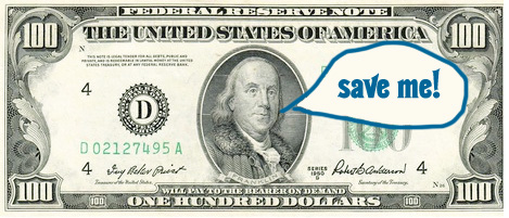 old $100 bill