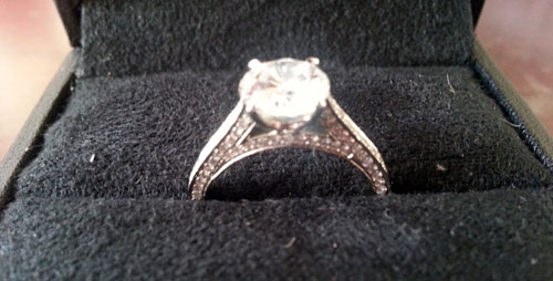 12k engagement ring