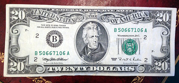 older $20 dollar bill