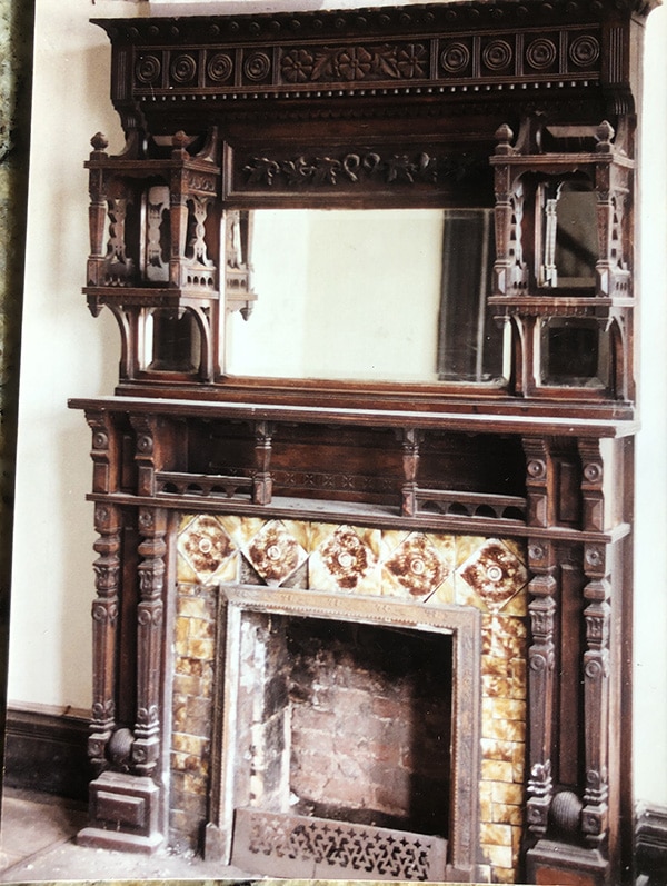 19th century fireplace