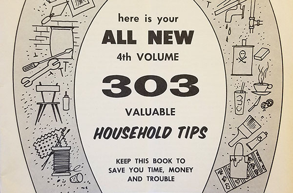 303 valuable household tips