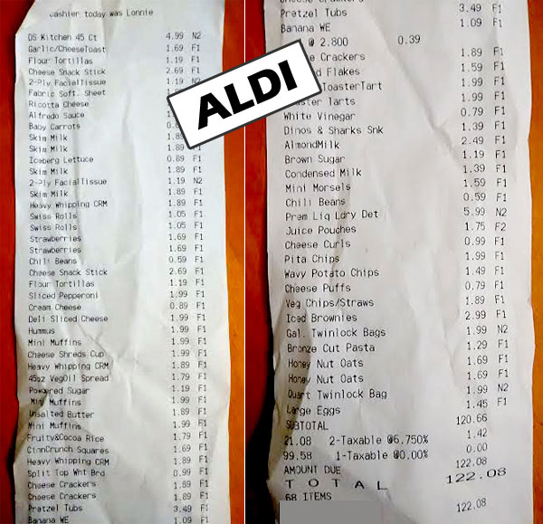 Tempting discounts but the pinch in the wallet feels worse at the end of  the year : r/aldi