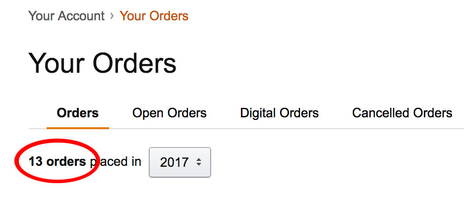 my amazon orders history purchase