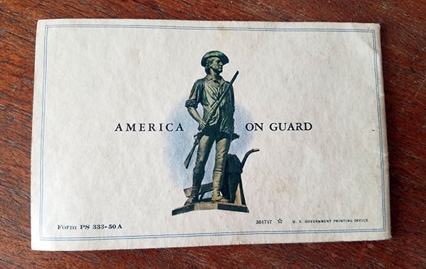 america on guard - defense bonds