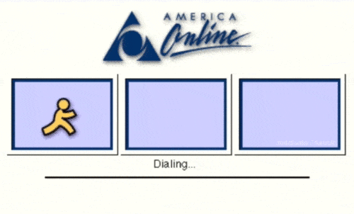 aol dial up gif