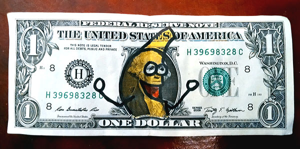 banana dollar bill