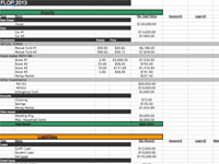 Financial Life on One Page free budget templates