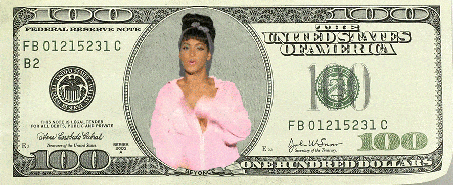 Beyonce bailando dólar