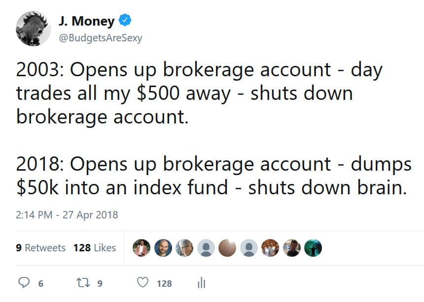 brokerage account tweet