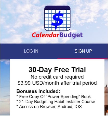 calendarbudget cost