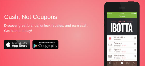 ibotta app - cash not coupons