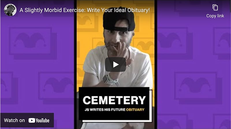 cemetery obituary video
