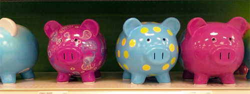 colorful piggy banks - Target