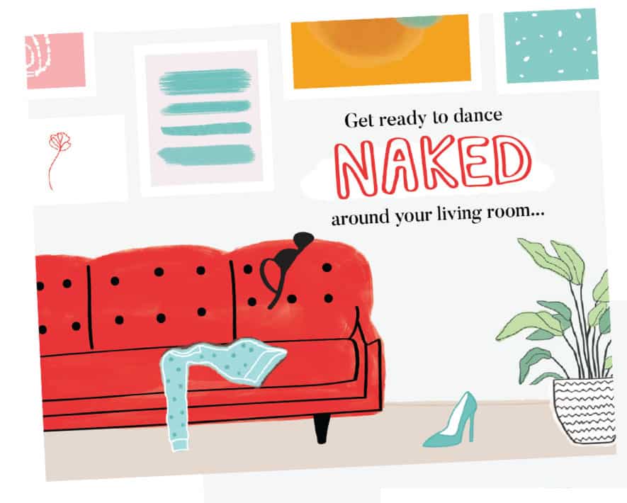 dance naked apartment