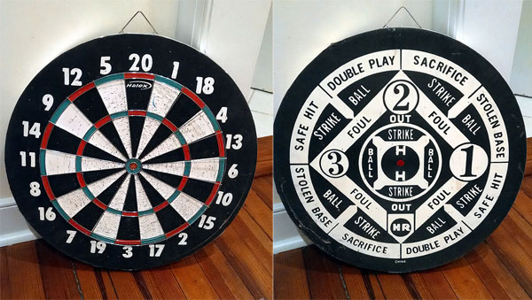 dart board sold