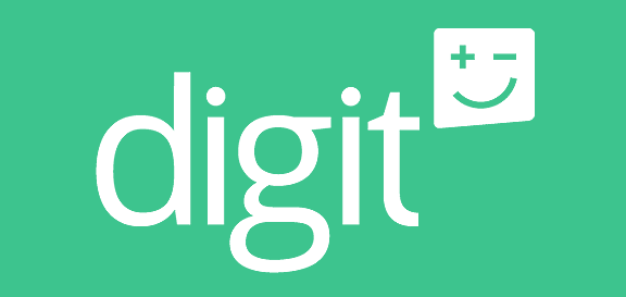 digit logo green