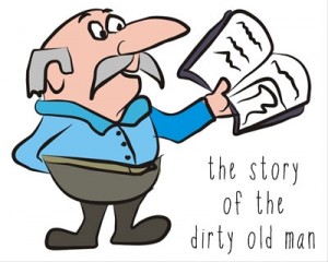 dirty old man cartoon