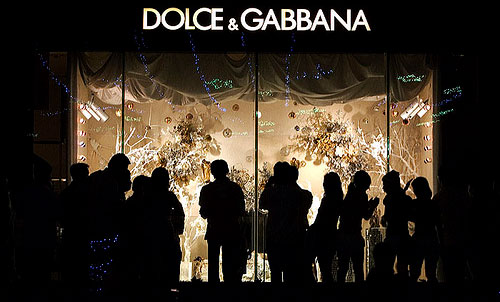 Dolce & Gabbana store sign