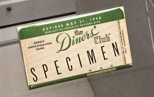 first credit card - diner's club