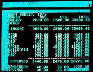 first version visicalc