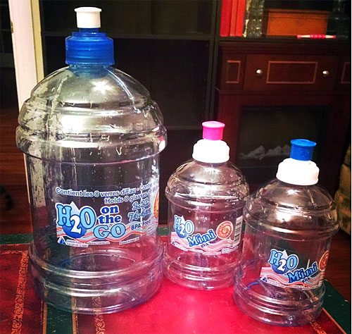 h20 on the go water bottles