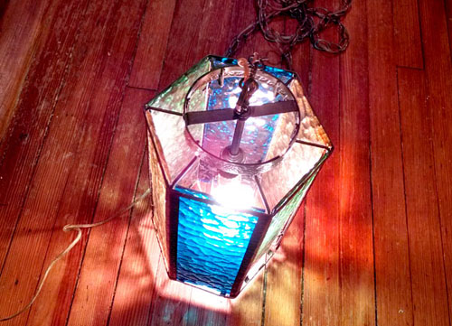 hanging vintage lamp