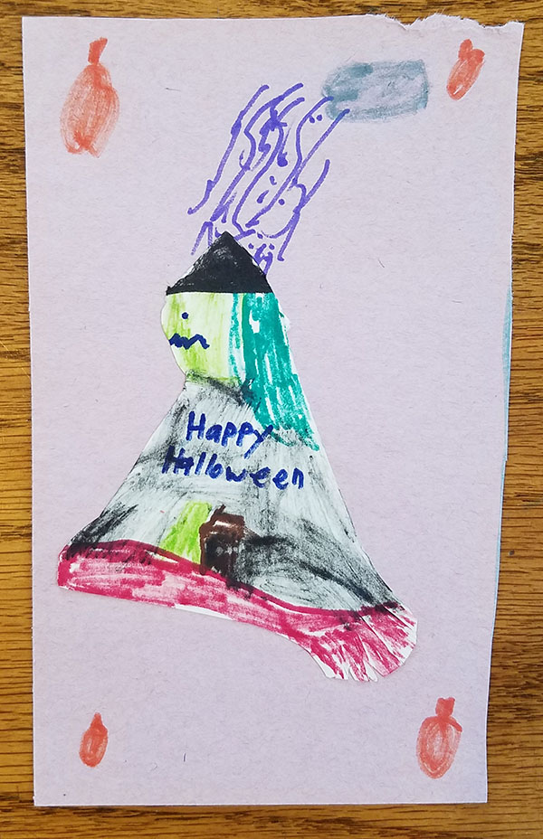 happy halloween card