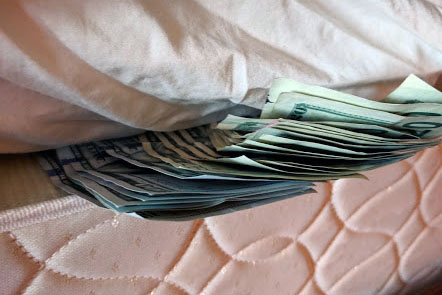 hidden money mattress