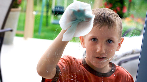 house cleaner boy