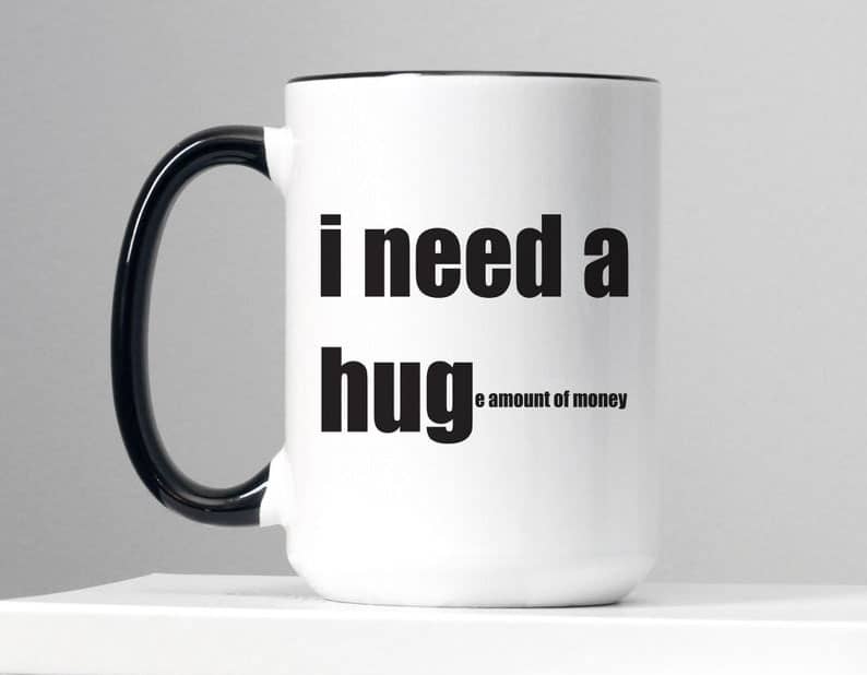 i need a hug mug