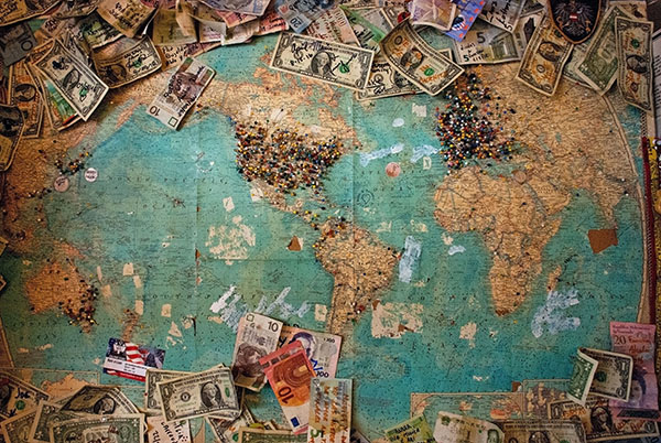 international money map