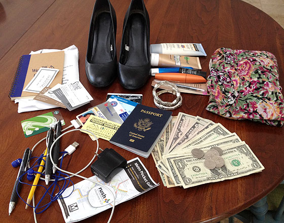 kathy kristof purse contents